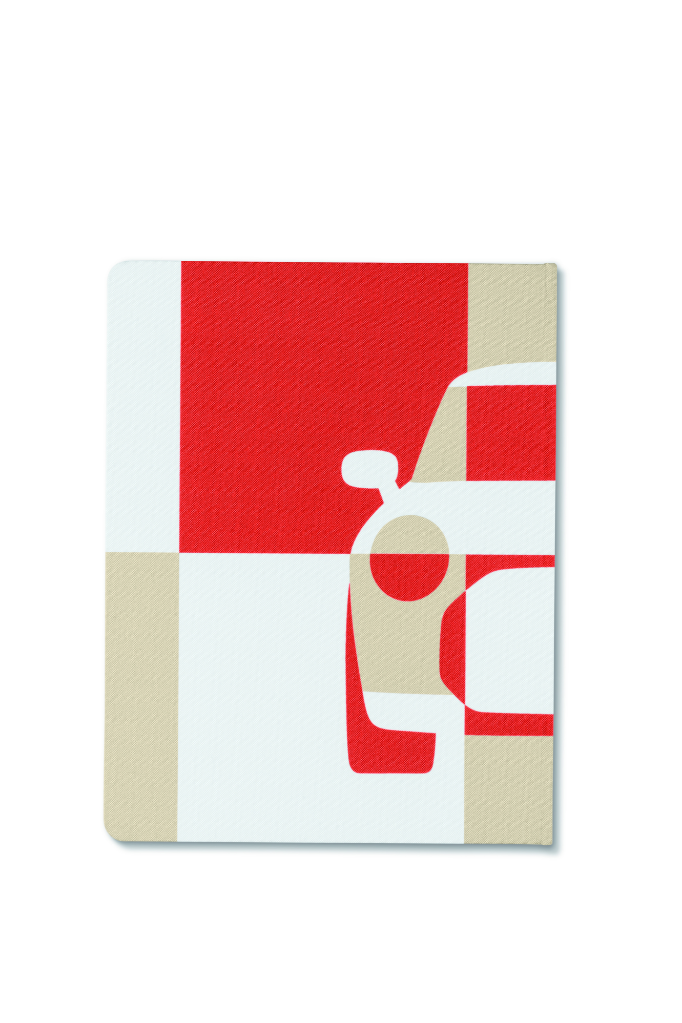 MINI Quadern Car Tile Vermell/Vibrants
