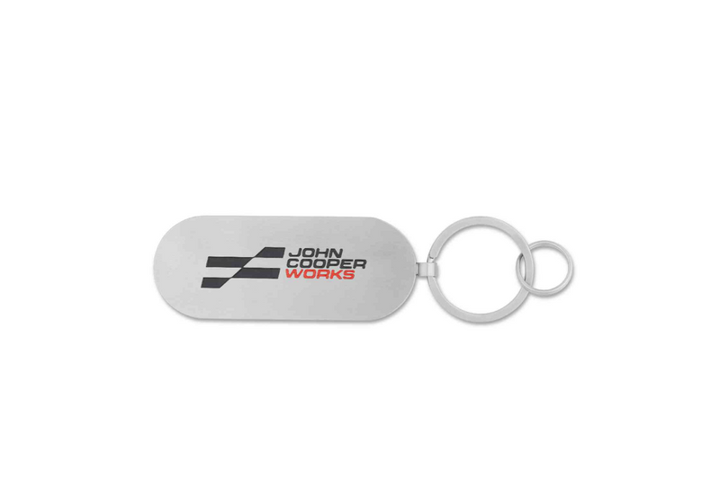 MINI Llavero JCW Logo Plata