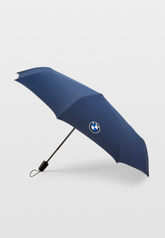 BMW Navy Blue Folding Pocket Umbrella