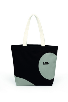 MINI Bolso Shopper Car Face Detail Negro/Gris