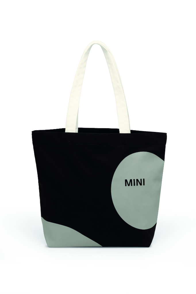 MINI Bolso Shopper Car Face Detail Negro/Gris
