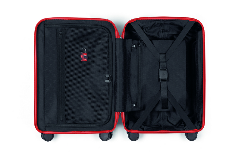 MINI Trolley Cabina Wing Logo Rebel Rojo