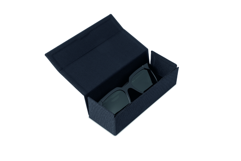 MINI Gafas de Sol D-Frame Cut-Out Negro
