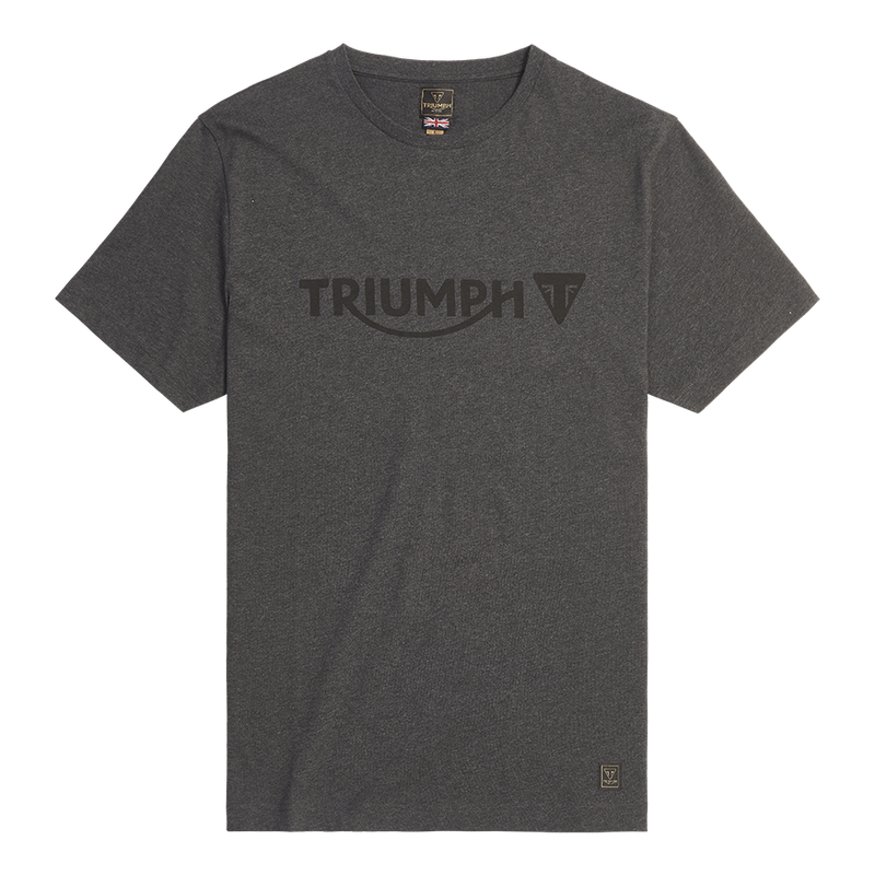 Triumph T-Shirt Cartmel Schwarz meliert